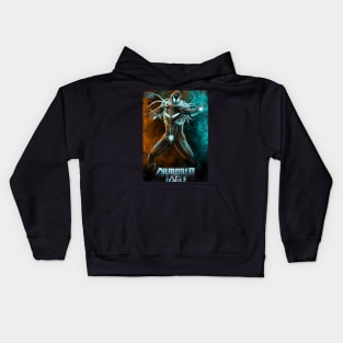 Armored Eagle pose Kids Hoodie